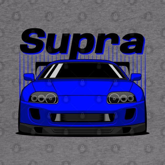 JDM Blue Supra by GoldenTuners